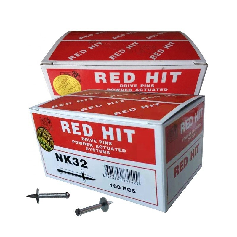 Ασφαλίστε την οροφή σας με 32mm RED HIT Beton Nail Ceiling Clips και 12mm Washer Dia